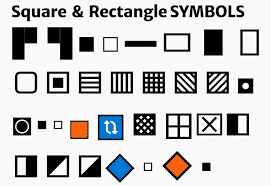 What is Square and Rectangle Symbols?